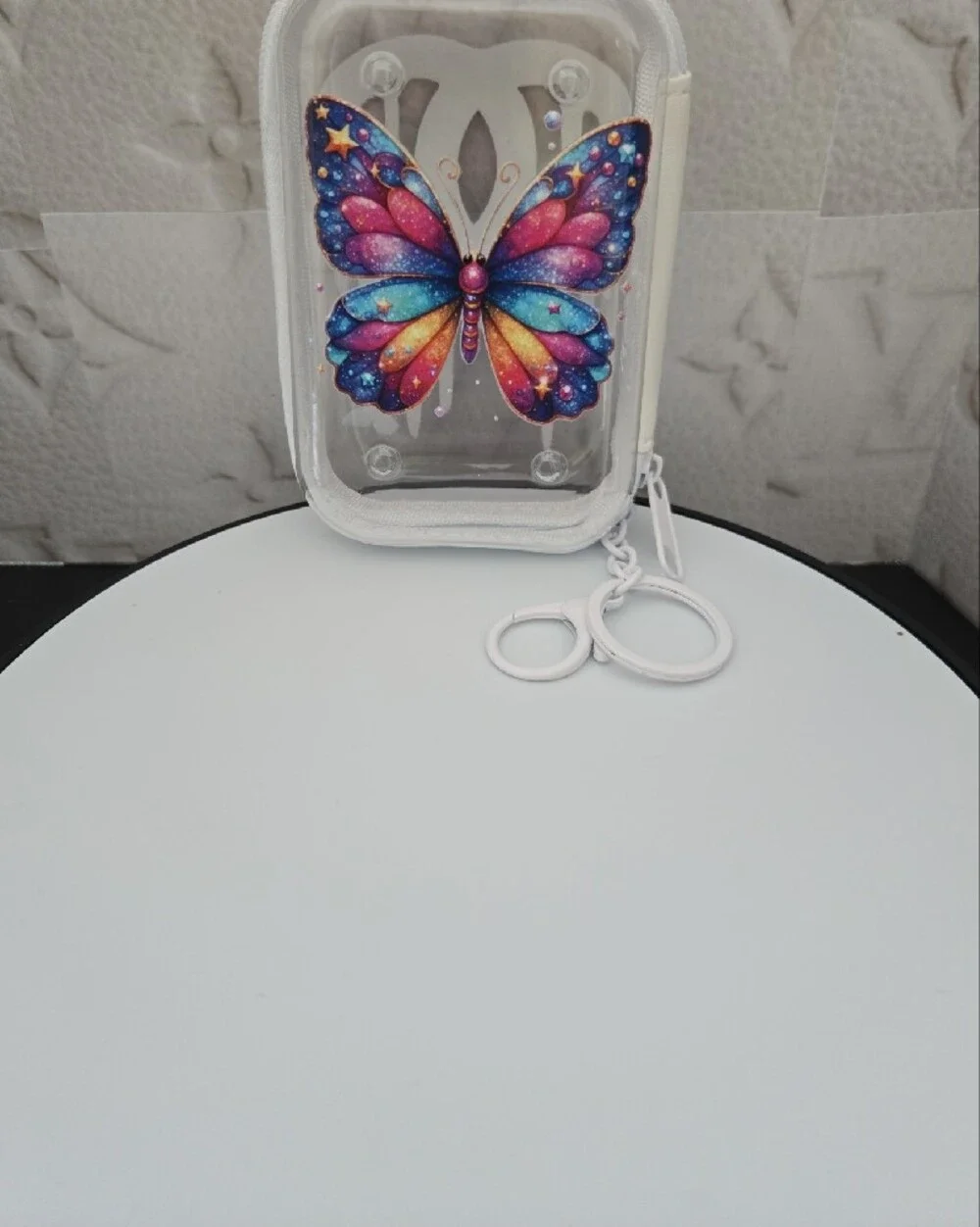 LUX CLEAR POUCH/KEYCHAIN